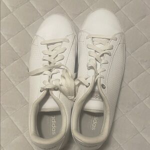 Adidas Classic White Lace-Up Sneakers